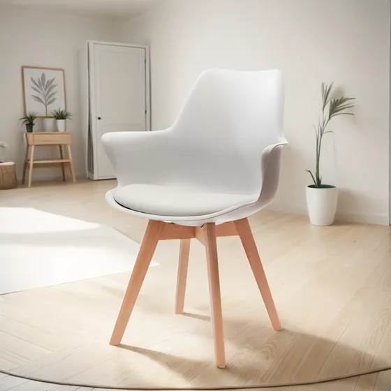 Sillon Tulip De Escritorio Unico Con Refuerzos De Acero!!!