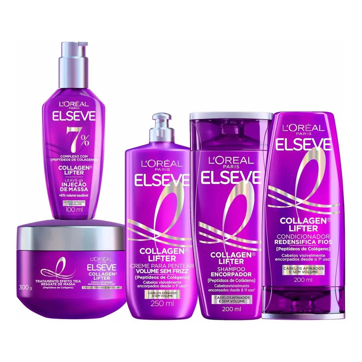 Kit Elseve Collagen Lifter 5 produtos L'Oreal Paris