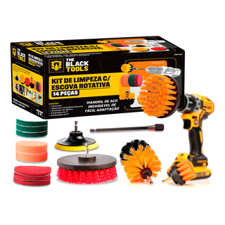 Kit 14 Escovas Rotativa Giratoria Limpeza Encaixa Uso Furadeira Parafusadeira Tcw1400 The Black Tools Kit 14 Escovas Rotativa Giratoria Limpeza Encaixa Uso Furadeira Parafusadeira Tcw1400 The Black Tools