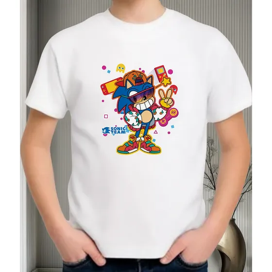 Remera Niños De Sonic Team