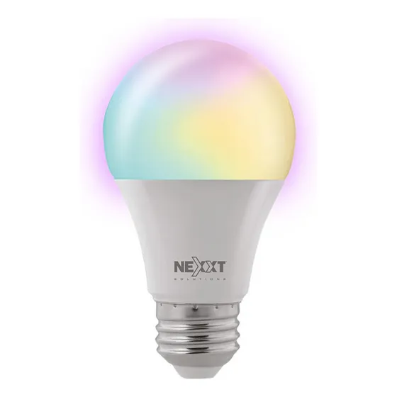 Bombillo Led Inteligente A19 Rgb Color 110v Nexxt Home