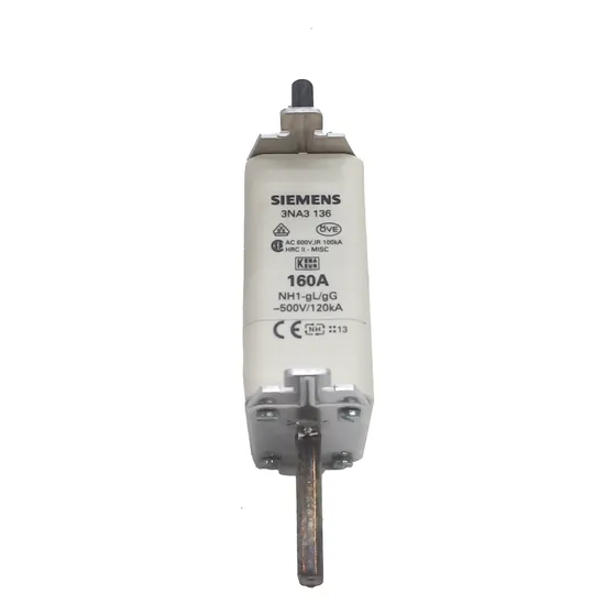 Fusível Retardado Nh1 160a 3na3 136 Siemens Kit C/3