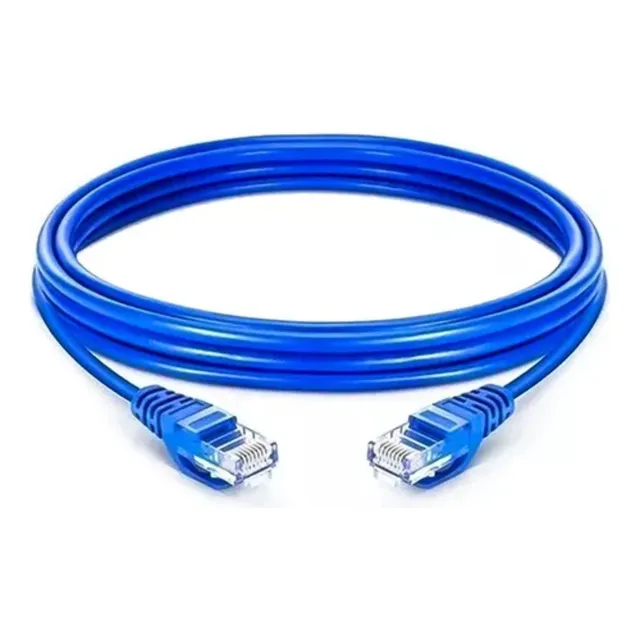 Cable De Red Cat6 Lan 3 Metros Alta Transferencia De Datos