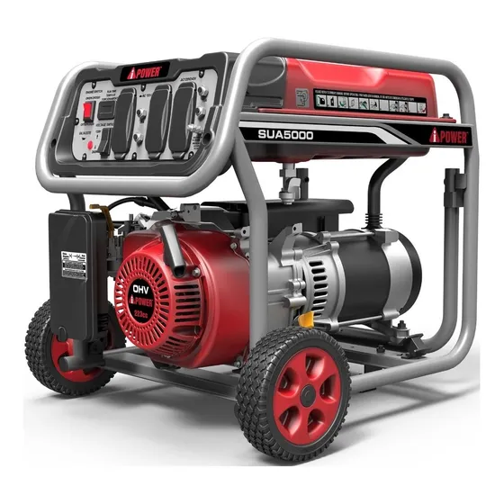 Generador De Luz Portatil 5000 Watts 120v/220v Bifasico
