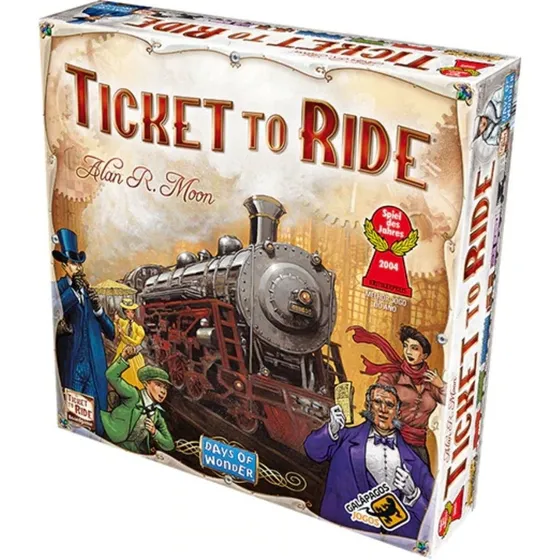 Ticket To Ride Jogo De Tabuleiro Galapagos