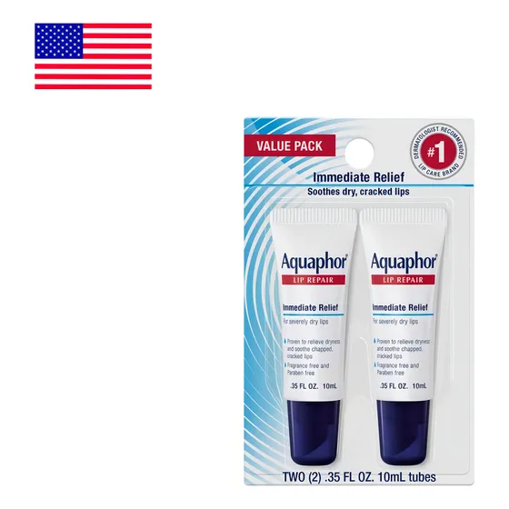 Pomada Aquaphor Lip Repair para Calmar Labios Agrietados