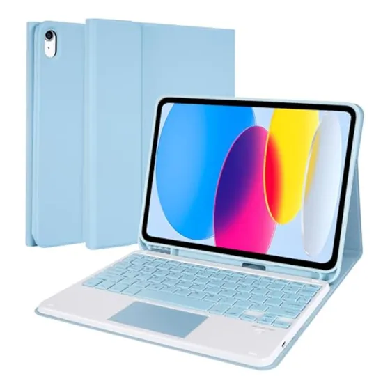Lama Funda Con Teclado Táctil Para iPad (a16) 11ª