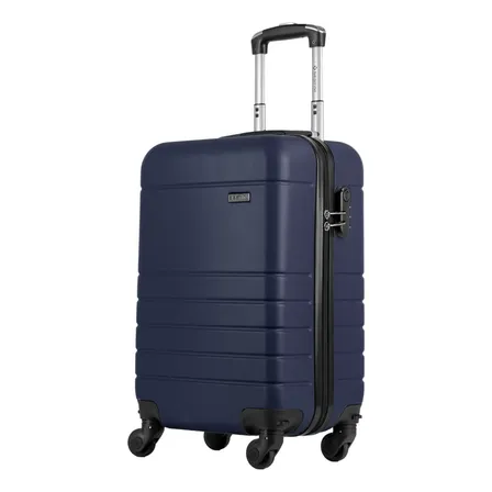 Mala 10 Kg Bordo Resistente Rodas Removíveis Padrão Anac Azul Lisa