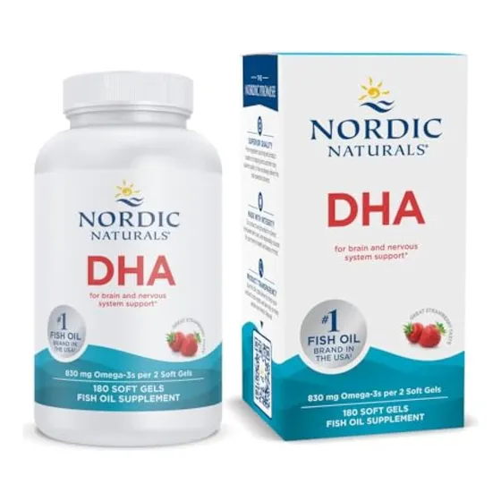 Nordic Naturals Dha, Fresa - 180 Cápsulas Blandas -