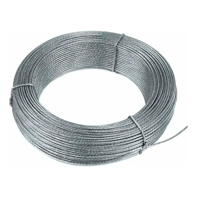 Guaya Galvanizada 7x7 1/8   50mt