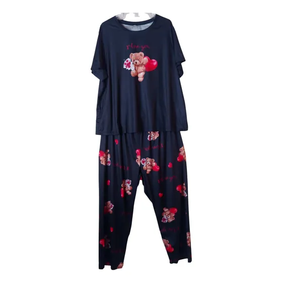Pijama Conjunto Dormir Descanso Osito I Love You Talla 2xl