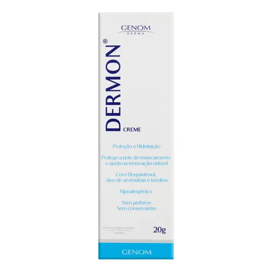 Creme Proteção E Hidratação Dermon Caixa 20g