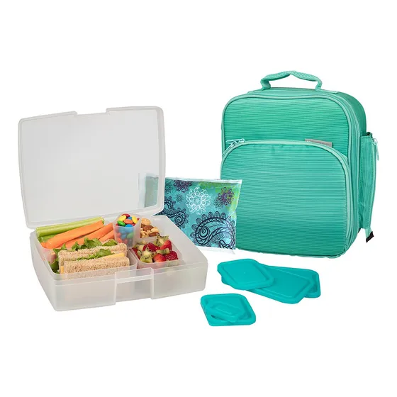 Bentology Bolsa De Almuerzo Y Caja Para Niñas, 9 Jm613