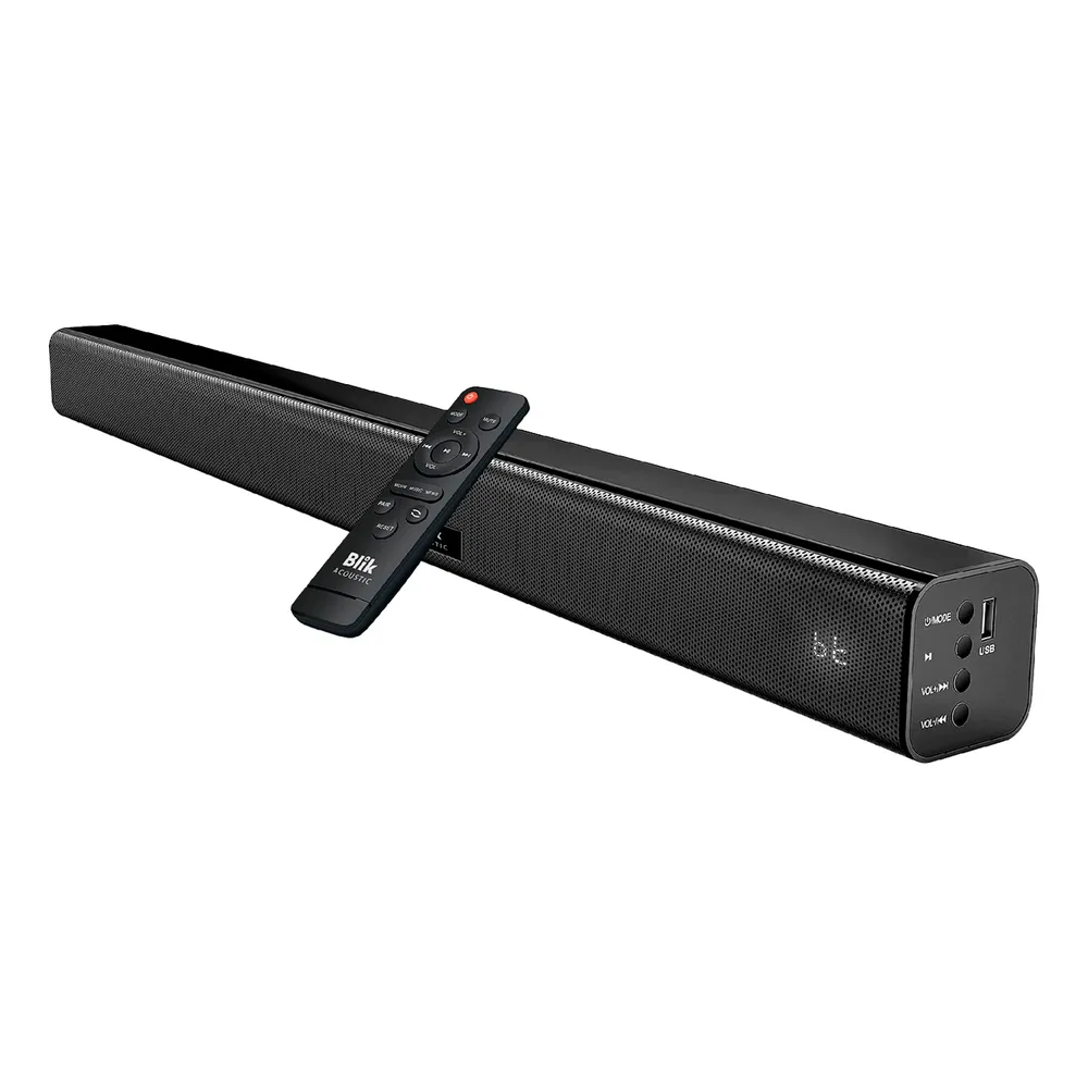 Barra De Sonido Bluetooth Blik Surreal 24 Potencia Rms 24w Negro