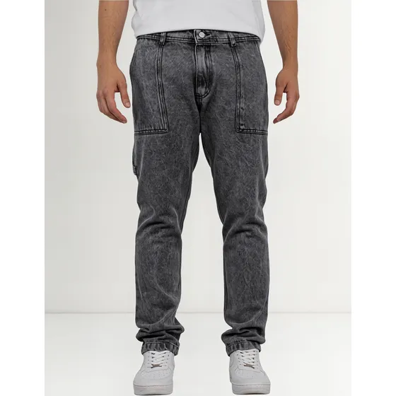 Pantalon Jean Mom Hombre Carpintero Recto Denim Premium