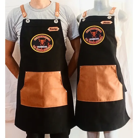 Delantales Personalizados Parrilero Barista Bartender Chef