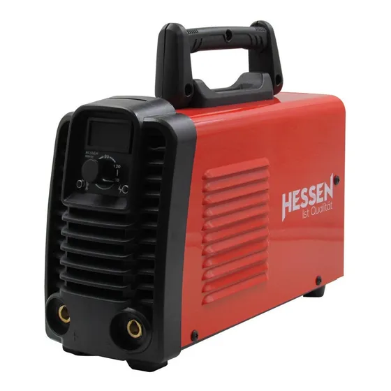 Soldadora inverter Hessen 200A color rojo/negro 220V