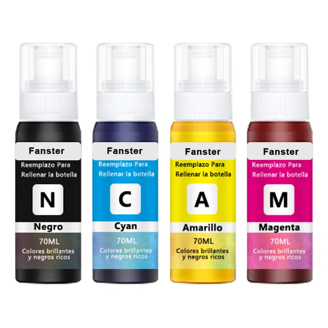 Fannster Kit 4 Tintas Compatible Con F544 N/a/c/m Pack 4