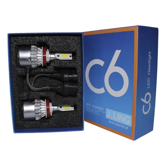 Kit Focos C6 Led Headlight Auto Camioneta