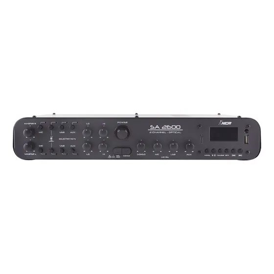 Amplificador Receiver Nca 180 W Rms Bivolt Sa 2600 Optical