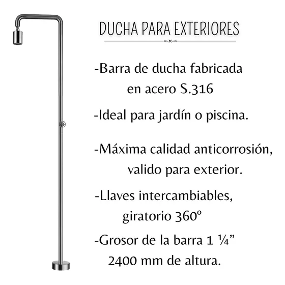 Eu Panel  Ducha Exterior Piscina Pool  Imex Española
