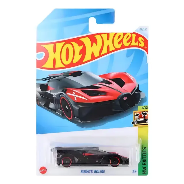 Hot Wheels Bugatti Bolide 2025 Escala 1:64 Rojo/negro