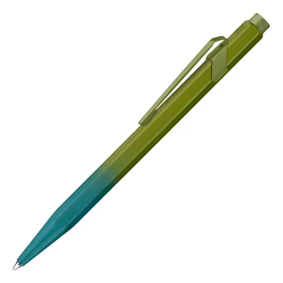 Caneta Esf Caran D'ache 849 Claim Your Style Arctic Green Tinta Preto Exterior Verde