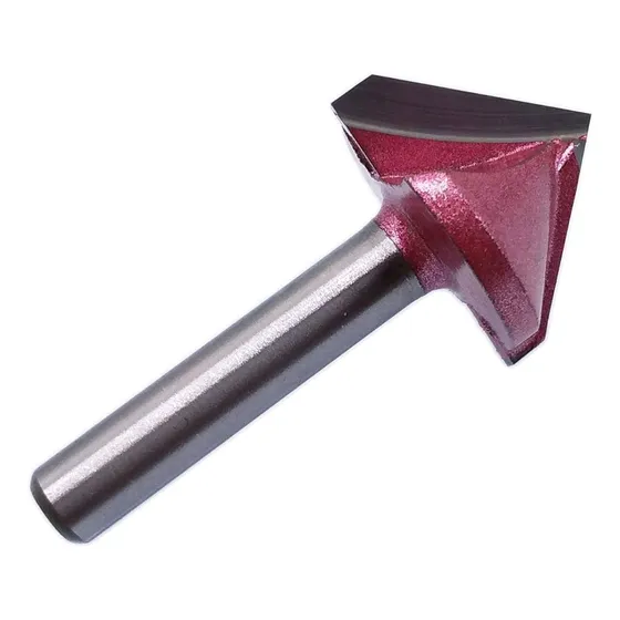 Fresa 90° Grados 32mm Vastago 6mm Ranura En V Grabados Cnc