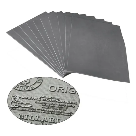  Goma Laser Caucho Sellos En Maquina Laser A4 X 2.3mm 