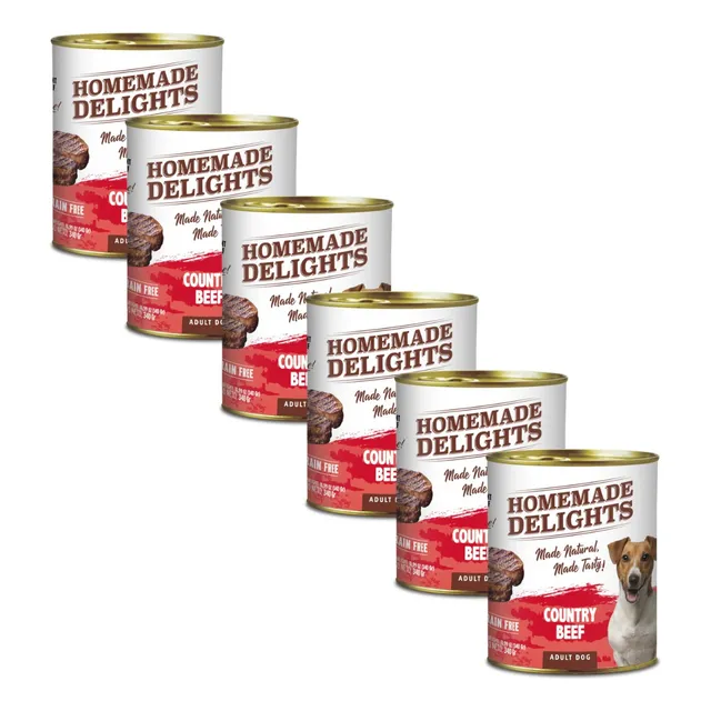 Homemade Delights Perro Country Beef X 340 Grs. - Carne
