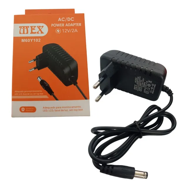 Fonte De Alimentação 12v 2a Bivolt Ac/dc - Power Adapter