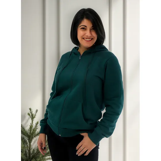 Campera Unissex Básica Con Felpa - E402