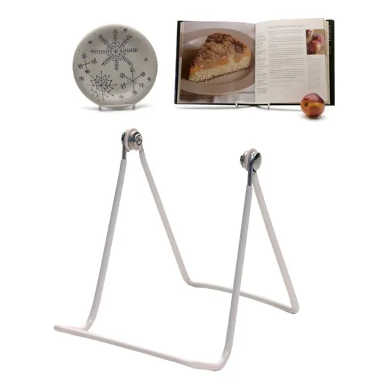 Caballetes De Metal Blanco Kingdom Solutions Modelo Ajustabl Color