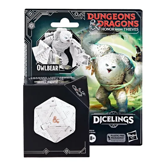 Dungeons & Dragons Cubo Y Criatura 10 Cm Owlbear Hasbro