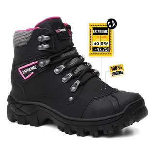 Coturno Cat Prime | Estilo E Modernidade Em Preto E Rosa Coturno Cat Prime | Estilo E Modernidade Em Preto E Rosa