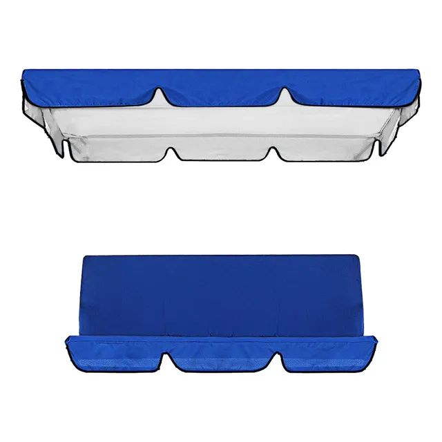 Kit De Funda Para Silla De Columpio Para 3 Personas Azul