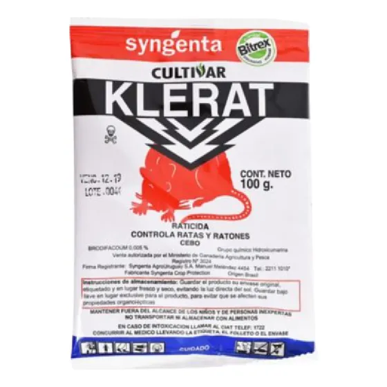 Raticida En Pelletes Para Ratas Y Ratones - Klerat