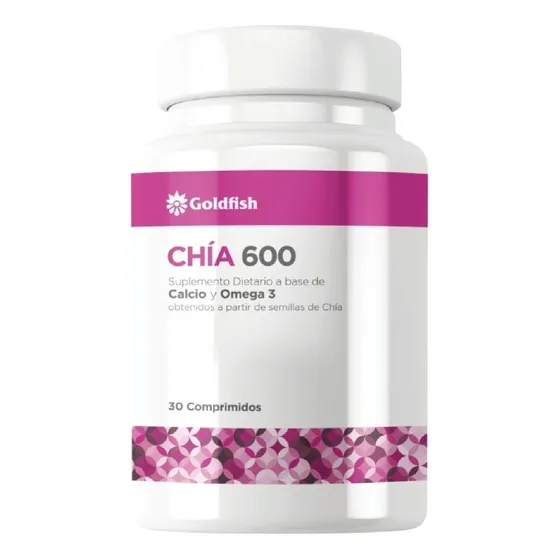Chia 600 + Calcio + Omega 3 - Goldfish X 30 Comp.