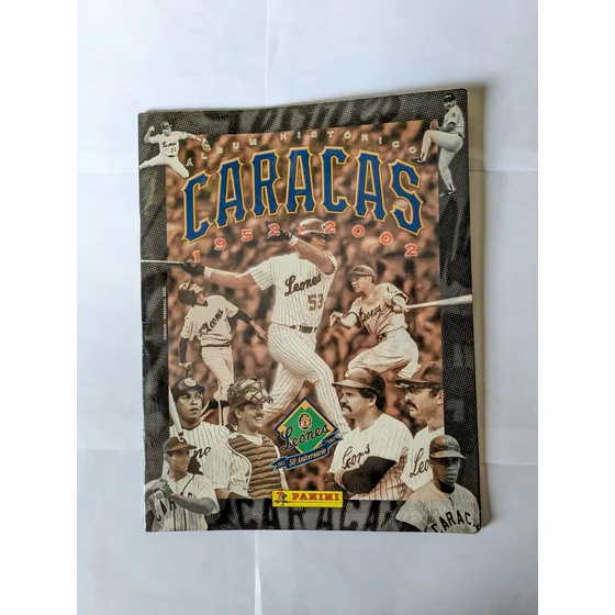 Álbum De Los Leones Del Caracas De Panini Totalmente Lleno