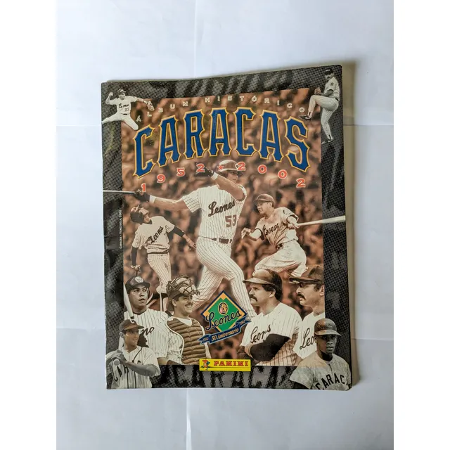 Álbum De Los Leones Del Caracas De Panini Totalmente Lleno