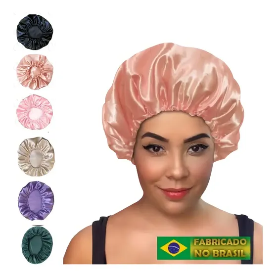 Kit de 2 gorras de satén antiencrespamiento que hidrata el cabello de doble punta | Cuotas sin interés