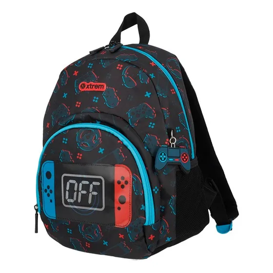 Mochila Xtrem Power 4xt Blue Gamer Color Azul Diseño de la tela Lisa