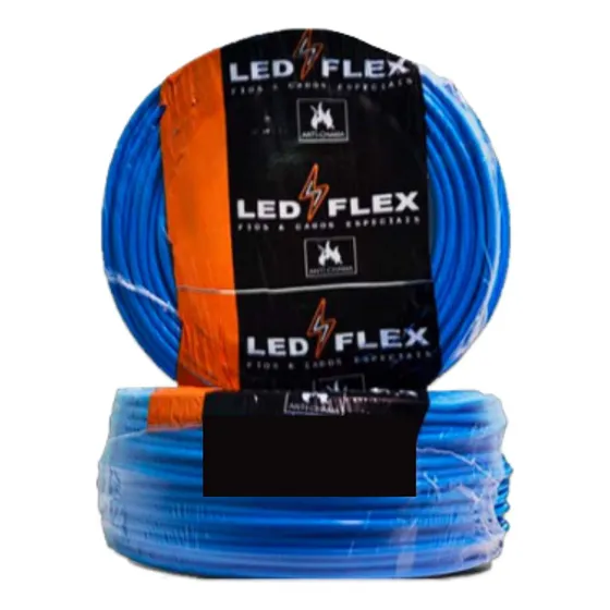 Fio Elétrico Cabo Flexível 6mm Rolo 50 Metros antichamas