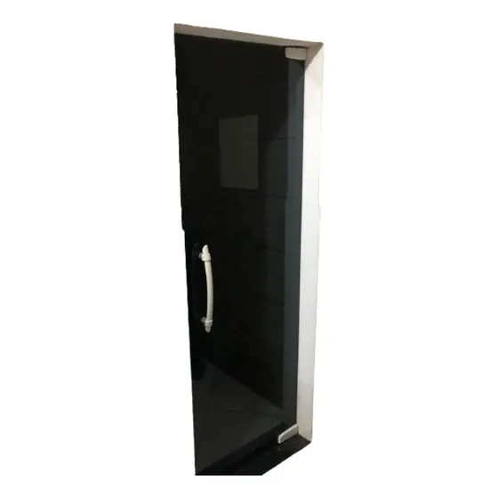 Porta Blindex Pivotante V. Temperado 8mm Fumê 210x70 