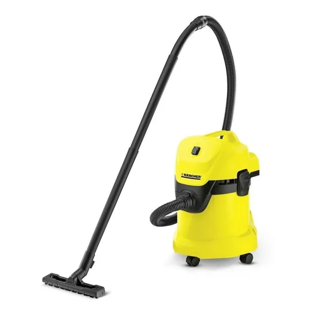 Aspiradora multifunción De tacho Kärcher Home & Garden WD 3 17L amarilla y negra 220V 60Hz