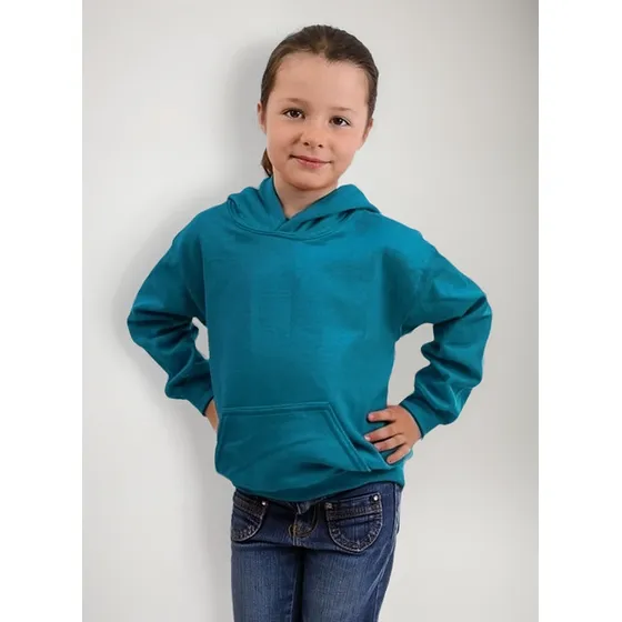 Poleron Infantil Algodón Canguro Capucha Para Estampar