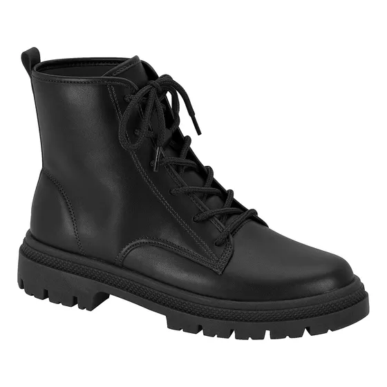 Bota Coturno Feminino Cano Curto Tratorada Conforto Original