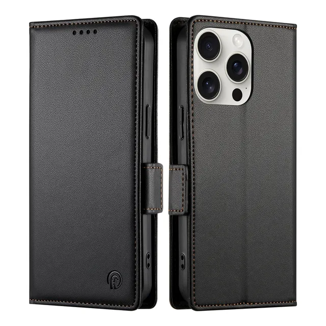 Funda Tipo Libro Tipo Cartera De Piel Con Solapa Para iPhone