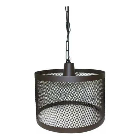 Lampara Colgante De Techo Metálico Estilo Industrial Moderno
