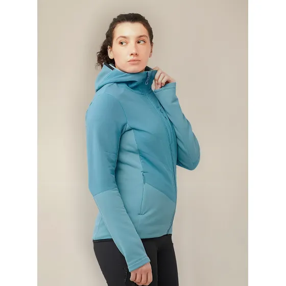 Chamarra Rompevientos Salomon Lisa Color Azul Para Mujer